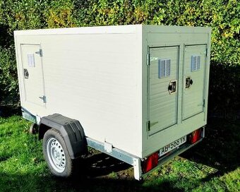 Príves/Vozík na prepravu 4 psov.