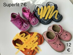 Dievčenská obuv, veľ. 19 - prvé prechádzky :) - 1