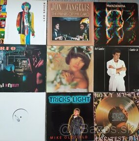 9 x vinylove platne na predaj Vangelis, Roxy Music, OLdfied