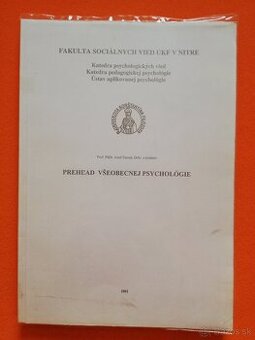 Prehľad všeobecnej psychológie