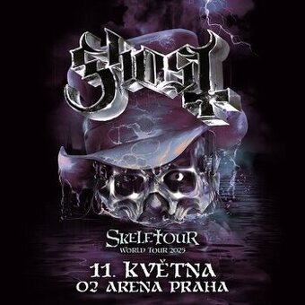 GHOST - PRAHA - STÁNÍ U PÓDIA - 1-4 VSTUPENKY