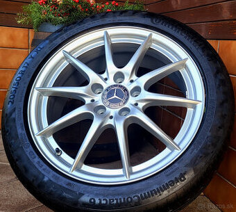 elektróny R17 5x112 orig. Mercedes B + CLA + A senzory tlaku