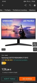 Monitor SAMSUNG 27.8" 100hz 1920x1080