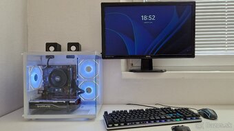 PC ZOSTAVA RYZEN + MONITOR 24“, KLÁVESNICA, MYŠ, REPRO