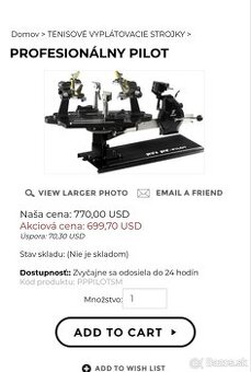 Vypletací stroj pro's pro pilot
