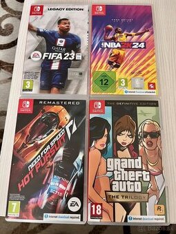 Hry na Nintendo switch