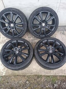 4ks alu disky orig. Škoda 5x112 r18 225/40 r18