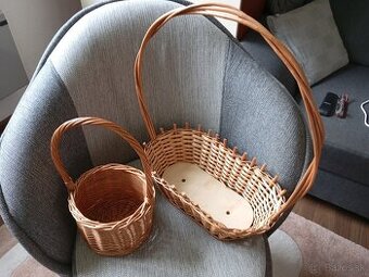 Prútený darčekový kôš