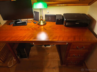 Kancelársky rystikálny stôl so stoličkou - 1