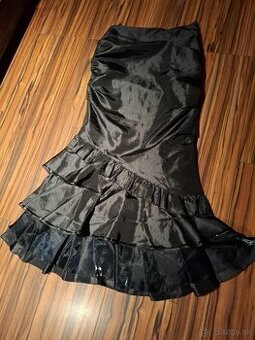 Čierna dlhá spoločenská sukňa