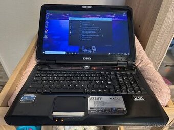 Herný MSI GX60 s Fhd lcd,Štvorjadro,8gb ram,SSD+HDD