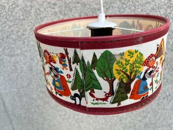 Stara cca 1970 vintage detska lampa svietidlo zberatelska ja