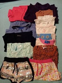 Balík dievčenské letné oblečenie veľ 116