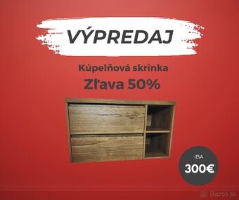 Kúpeľňová skrinka Dub Halifax