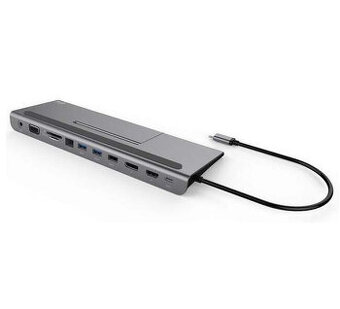 Dock USB-C univerzalny, HDMI, DisplayPort, VGA, ETH, microSD - 1