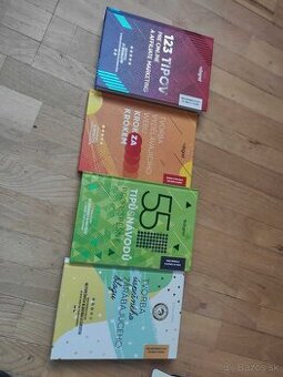Predám 4x knihy o online marketingu, e-shopoch a blogovaní