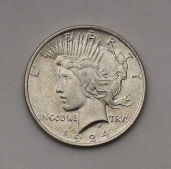 Strieborný Peace Dollar 1924 P