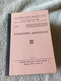 Sluzebne knihy brannej moci - Vojenska asistencia 1937 -CSR