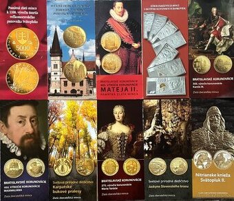 Informačný leták k zlatým zberateľským minciam