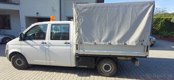 VW T5 Transporter 2.0 TDI Double Cab Valník 84kw LR