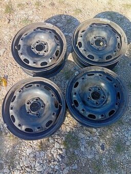 14 plechove disky 5x100 vw group