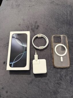 Predám iPhone 16 Pro 256GB biely titán