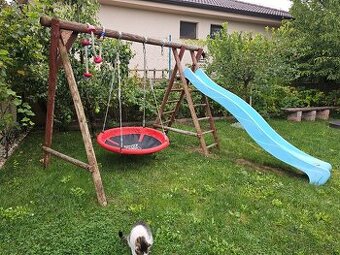 Drevena hojdačka/preliezka/detské ihrisko