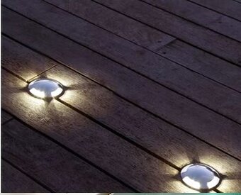 4-smerné biele LED svietidlo do podlahy 3W  230v