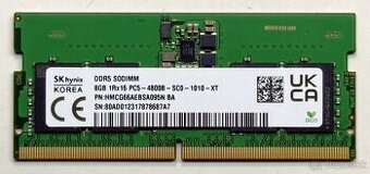 SODDR5 8GB 4800MHz pre notebooky