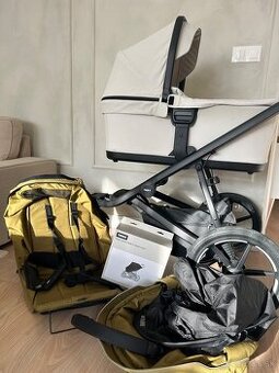 Thule Urban Glide 3 nutria green + bezova vanicka