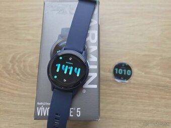Garmin Vivoactive 5 Navy, top stav, ako nove, zaruka