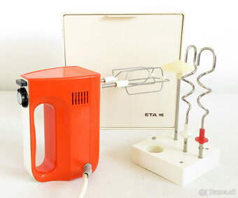 Retro Elektrický ručný Šľahač ETA 0042 mixér