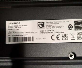 Samsung Soundbar so subwooferom HW-B530