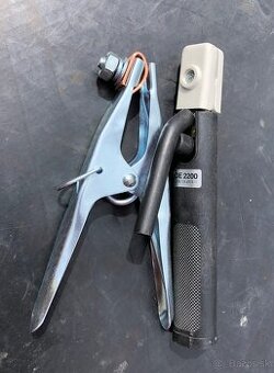 Držiak elektródy 200 A+ uzemňovacie kliešte KS