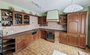 Rustikální dubová linka se spotřebiči,6524