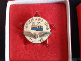 odznaky BEZPEČNE A BEZ ZÁVAD ocenenie rušňovodiča