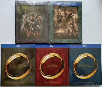 Predám 5X Blueray Stredozeme