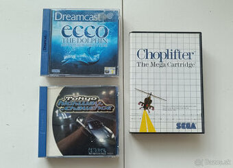 Predám hry na Sega Dreamcast a Master System