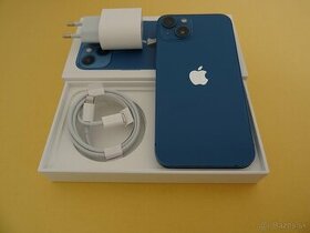 iPhone 13 256GB BLUE - ZÁRUKA 1 ROK - DOBRY STAV