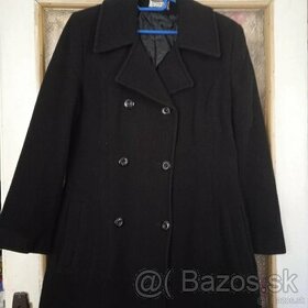 Kabát-čierný vo veľkosti "38"
