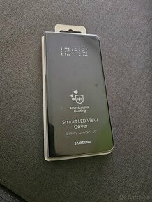 Knižkové smart aktívne led púzdro Samsung S21 plus čierne 10