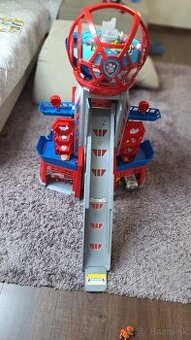 Paw patrol veža,tlapková patrola, autá, postavičky