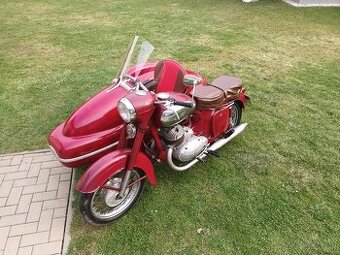 Prodam Jawa 350/354 kyvacka se sidecarem Velorex 560