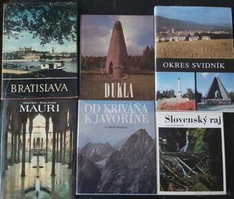 Predám miestopisné, historické knihy