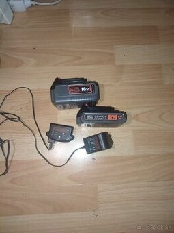 Predám baterky a nabíjačku do black+decker