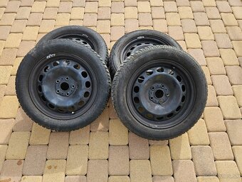 Zimna sada 205/55 R16 na plech diskoch 5x112