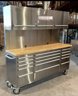 Dielenský vozík, nerezová zostava, pracovný ponk