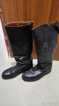 Vojenské kožené čižmy