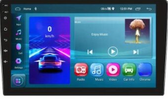 9-palcové autorádio s GPS navigáciou, s 2+64GB Android 15