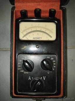 Merací starožitný prístroj AVOMET